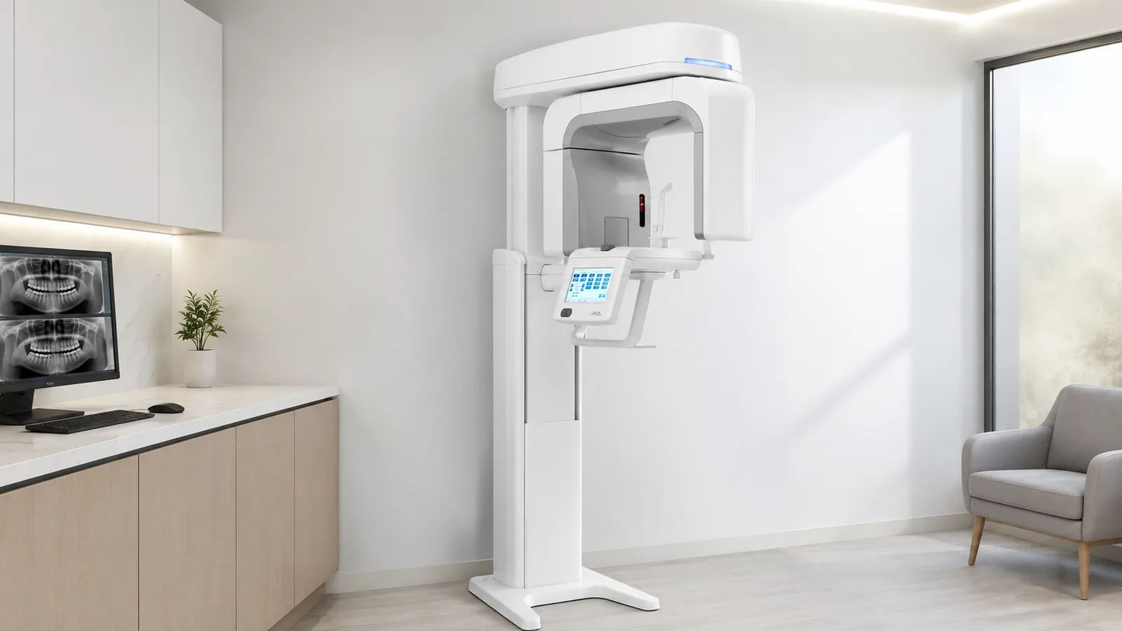Panoramique dentaire Dürr VistaPano S installé dans un cabinet moderne et lumineux