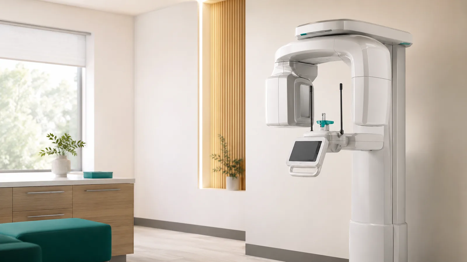 Panoramique dentaire moderne dans une salle de radiologie de cabinet